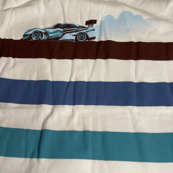 NWt 14 12 carters CLASSIC CARS 4 pc pajamas boys spring summer easter retro camp